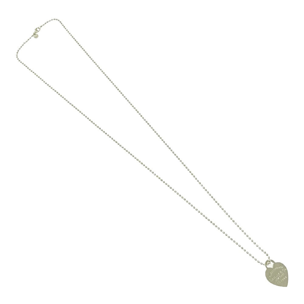 TIFFANYCo Tiffany Silver to Heart Long Necklace Sterling Silver